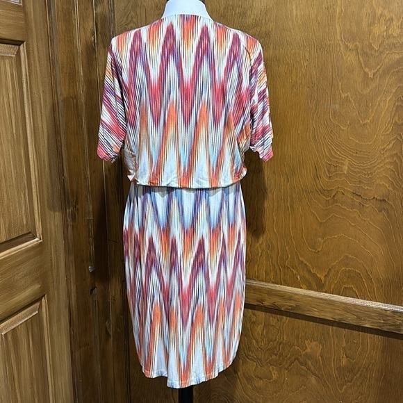 Chico’s Blousen Dress Size Large - EUC - Picture 3 of 6